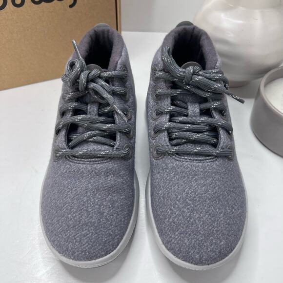 Allbirds Wool Runner-up Mizzles Water-Repellent Sneakers Medium Gray Women 6 NWB - Picture 5 of 10